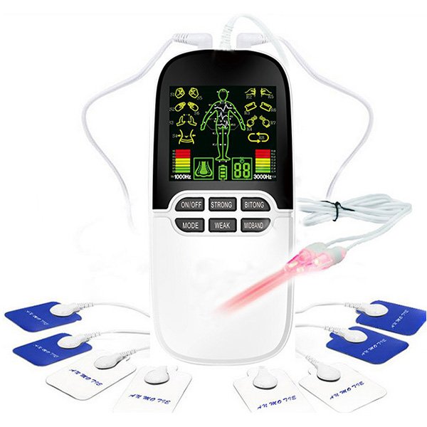 Electric Acupuncture Digital Therapy Tens Body Massager Dual Channels Pulse  Muscle Stimulator For