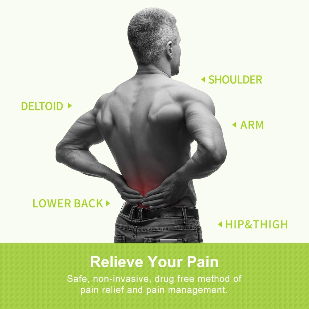 AUVON Dual Channel TENS Unit Muscle Stimulator Machine 2