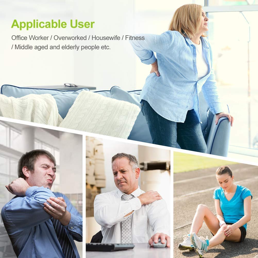 AUVON Dual Channel TENS Unit Muscle Stimulator Machine 6