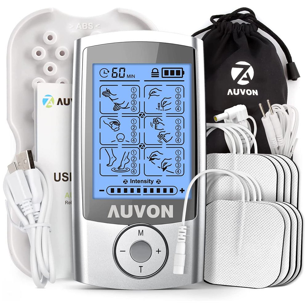 AUVON Rechargeable TENS Unit Muscle Stimulator 01